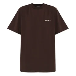 T-Shirts<ROTATE Birger Christensen T-shirt med broderet logo Brun