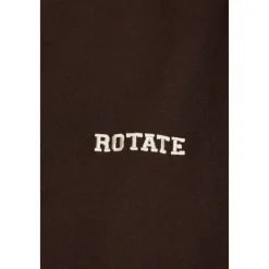 T-Shirts<ROTATE Birger Christensen T-shirt med broderet logo Brun