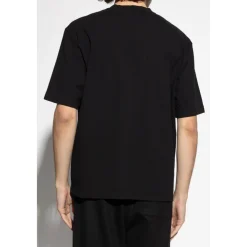 T-Shirts<Stone Island T-shirt med logo Sort
