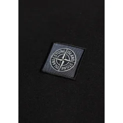 T-Shirts<Stone Island T-shirt med logo Sort