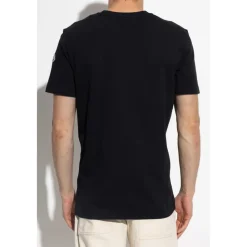 T-Shirts^Moncler T-shirt med logo Blå