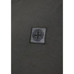 T-Shirts^Stone Island T-shirt med logo Grå