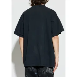 T-Shirts<Balenciaga T-shirt med print Sort