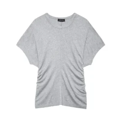T-Shirts^Anine Bing T-shirt med rynket side Grå