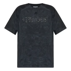 T-Shirts^Adidas Originals T-shirt med skinnende applikationer Sort