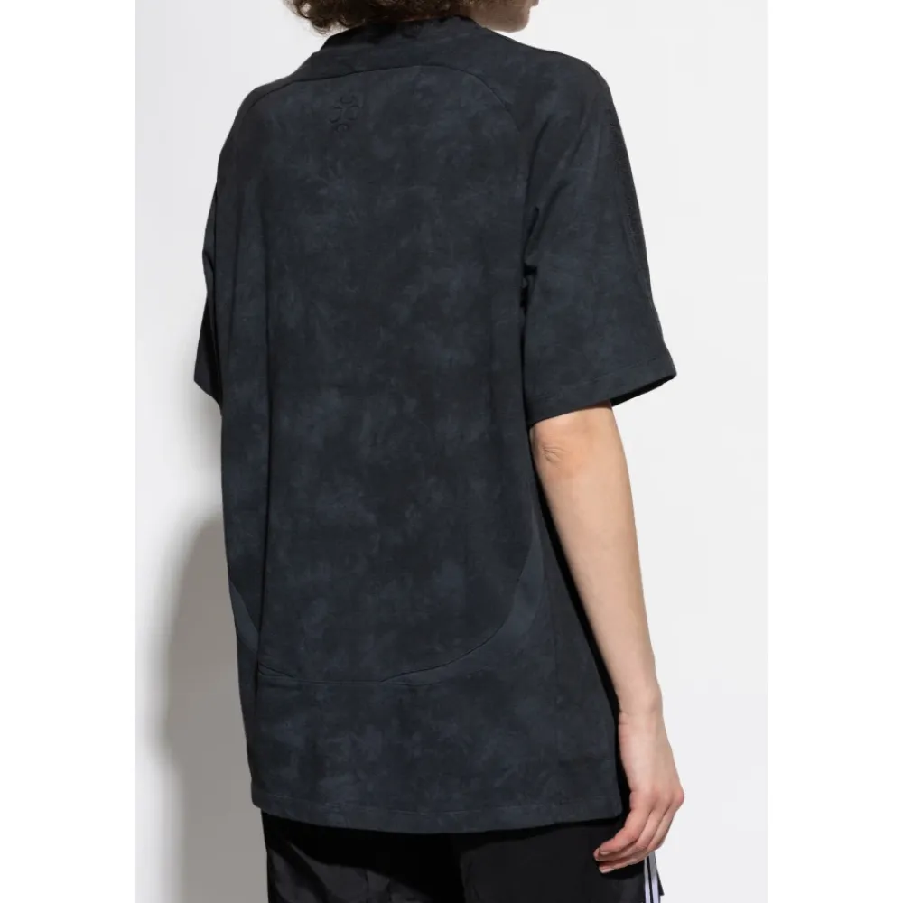 T-Shirts^Adidas Originals T-shirt med skinnende applikationer Sort