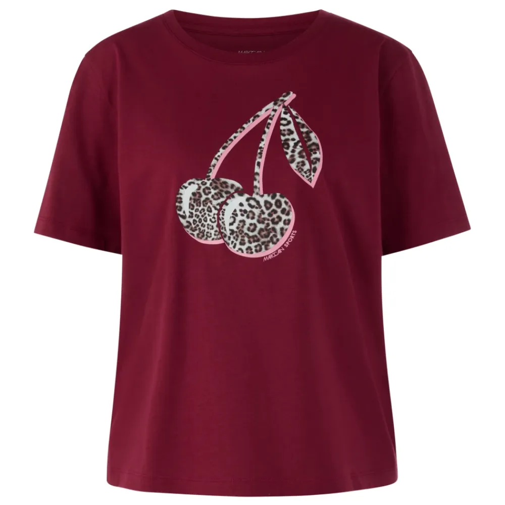 T-Shirts<Marc Cain T-Shirt "Rethink Together" Rød