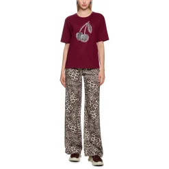 T-Shirts<Marc Cain T-Shirt "Rethink Together" Rød