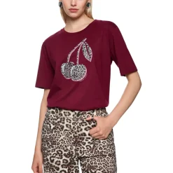 T-Shirts<Marc Cain T-Shirt "Rethink Together" Rød