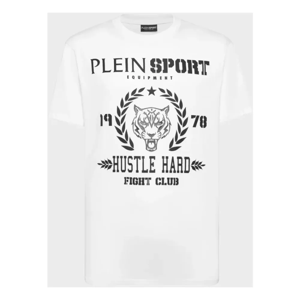 T-Shirts & Toppe^Plein Sport T-shirt Round Neck Hvid