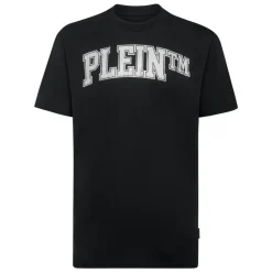 T-Shirts<Philipp Plein T-shirt Round Neck SS with Crystals Sort