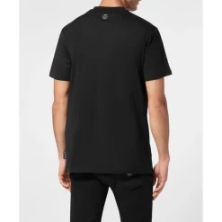 T-Shirts^Philipp Plein T-shirt Round Neck SS With Patch Skull&Bones Sort