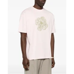 T-Shirts<Drole de Monsieur T-Shirt Slogan Hibiscus Pink