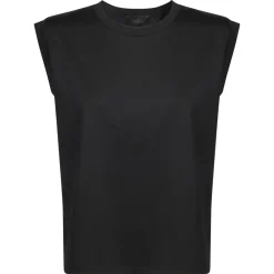 T-Shirts & Toppe<Dondup T-shirt Spacco Back SM Sort