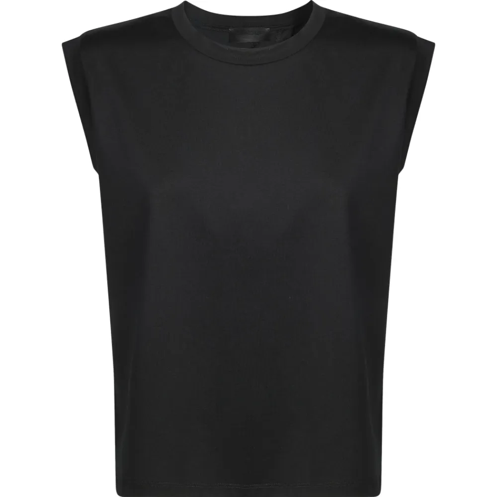T-Shirts & Toppe<Dondup T-shirt Spacco Back SM Sort