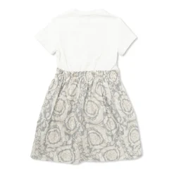 Kjoler & Nederdele<Versace T-shirtkjole i trykt bomuld Hvid