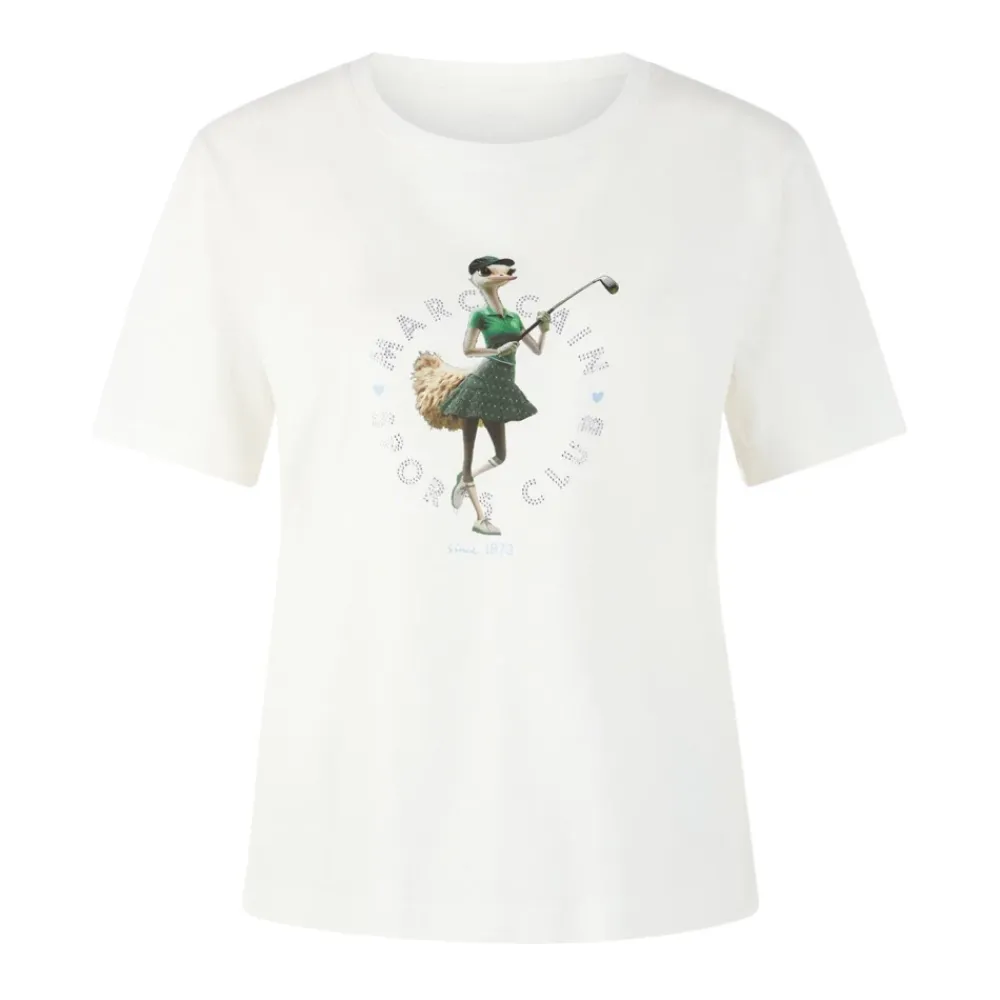 T-Shirts<Marc Cain T-Shirts Hvid