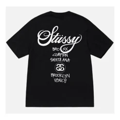 T-Shirts^Stüssy T-Shirts Sort