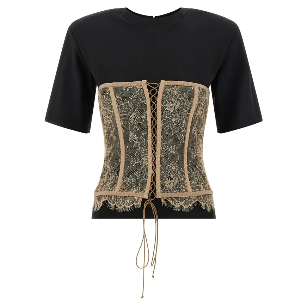 T-Shirts<Giuseppe Di Morabito T-Shirts Sort