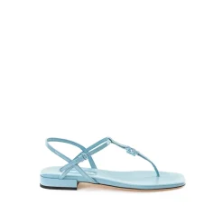 Sandaler<Miu Miu T-Style Flade Sandaler Blå