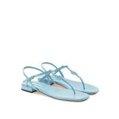 Sandaler<Miu Miu T-Style Flade Sandaler Blå