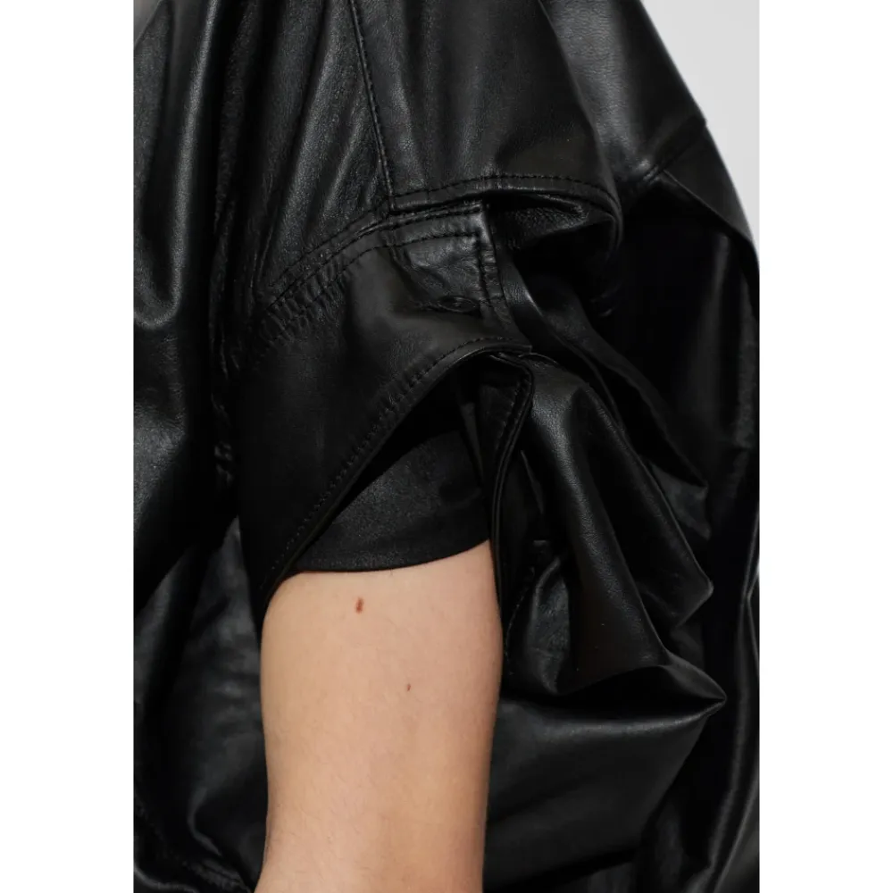 Bluser & Skjorter^Balenciaga Tucked Sleeves Shirt Sort