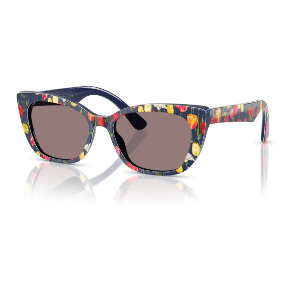 Solbriller<Dolce & Gabbana Tulip Cat Eye Solbriller Multifarvet