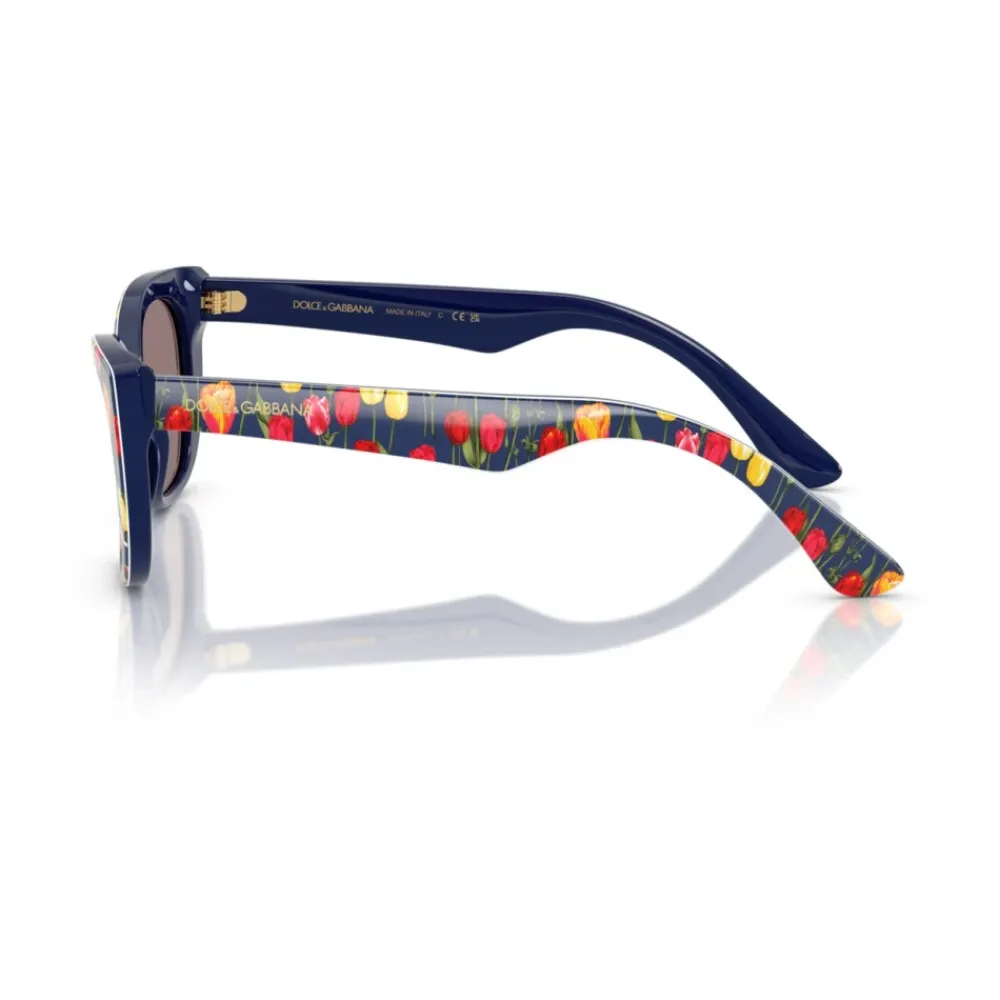 Solbriller<Dolce & Gabbana Tulip Cat Eye Solbriller Multifarvet