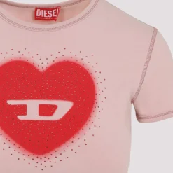 T-Shirts<Diesel T-uncuties Long S5 T-shirt Pink