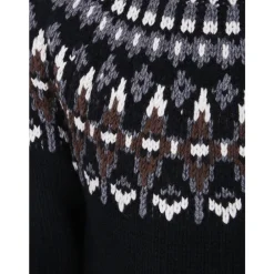Strik<Dondup Turtle Neck Sweater i Dolcevita-stil Multifarvet