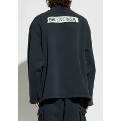 Trøjer^Balenciaga Turtleneck Sweatshirt Sort