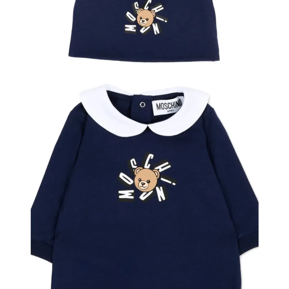 Jumpsuits^Moschino Tutina con cappello logati Blå
