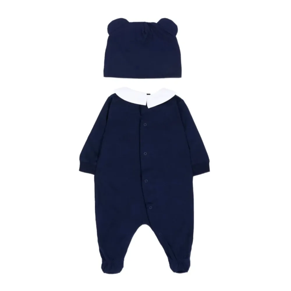 Jumpsuits^Moschino Tutina con cappello logati Blå