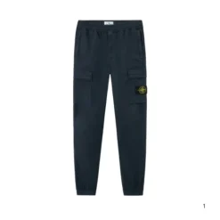 Bukser<Stone Island Twill Cargo Bukser Blå