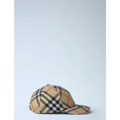 Huer, Kasketter & Hatte^Burberry Twill Logo Baseball Cap Beige