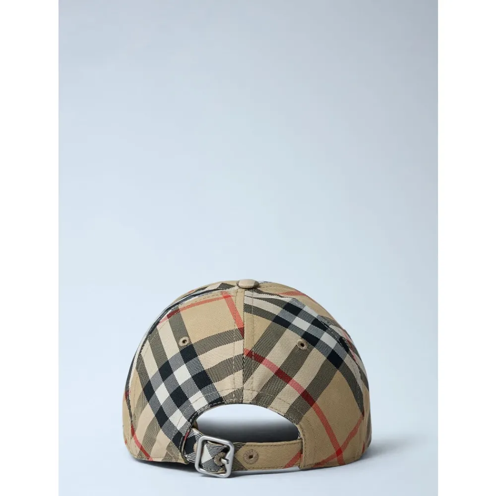Huer, Kasketter & Hatte^Burberry Twill Logo Baseball Cap Beige