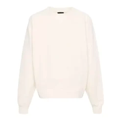 Sweatshirts<Jacquemus Typo Sweatshirt Loose Fit Beige