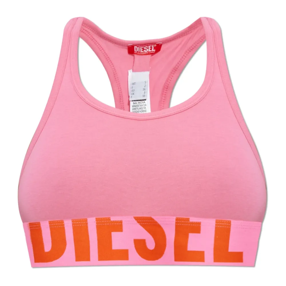 T-Shirts & Toppe<Diesel UFSB-COTTON-RACE-BRALETTE Pink