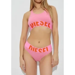 T-Shirts & Toppe<Diesel UFSB-COTTON-RACE-BRALETTE Pink