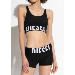 T-Shirts & Toppe^Diesel UFSB-COTTON-RACE-BRALETTE Sort