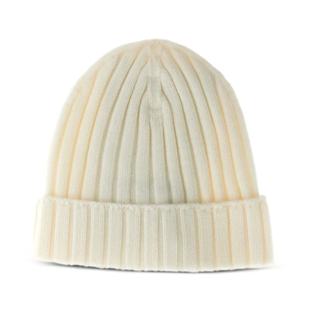Huer & Kasketter^Moncler Uld Beanie Hvid