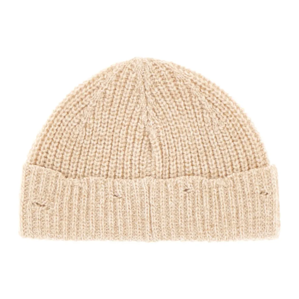 Huer & Kasketter<Marni Uld Beanie til stilfulde kvinder Beige