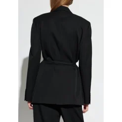 Jakker^Balenciaga Uld Blazer Med Enkelt Slids Bagpå Sort