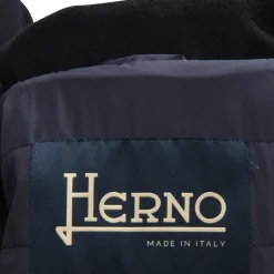 Frakker<Herno Uld Cashmere Halvfrakke Jakke Blå