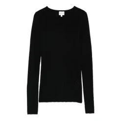 Striktrøjer & Sweatere<Birgitte Herskind Uld Crewneck Sweater Sort