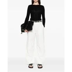 Striktrøjer & Sweatere<Birgitte Herskind Uld Crewneck Sweater Sort