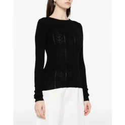 Striktrøjer & Sweatere<Birgitte Herskind Uld Crewneck Sweater Sort