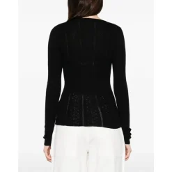 Striktrøjer & Sweatere<Birgitte Herskind Uld Crewneck Sweater Sort
