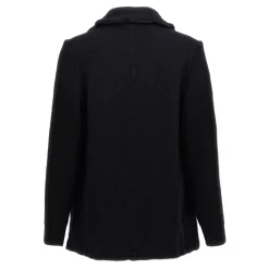 Frakker<Comme des Garçons Uld Dobbeltradet Frakke Blå