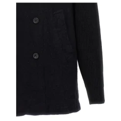 Frakker<Comme des Garçons Uld Dobbeltradet Frakke Blå